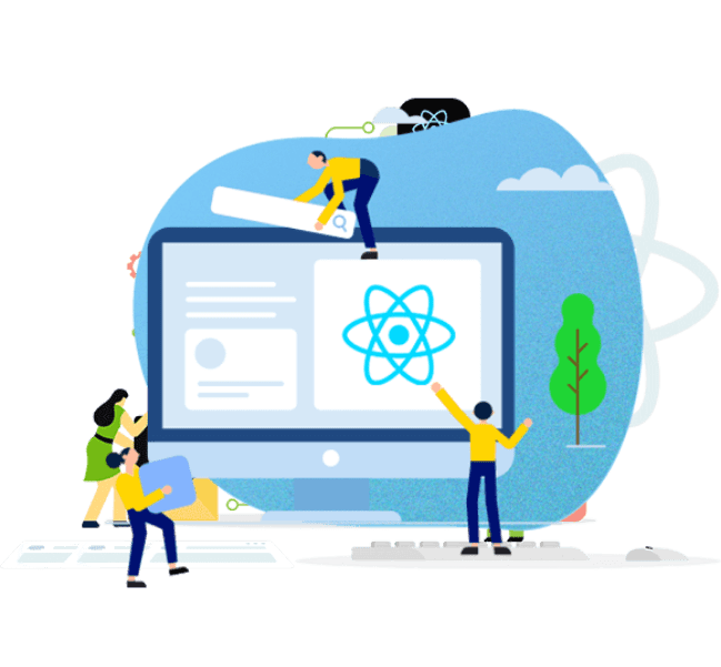 Hire react js developer Image