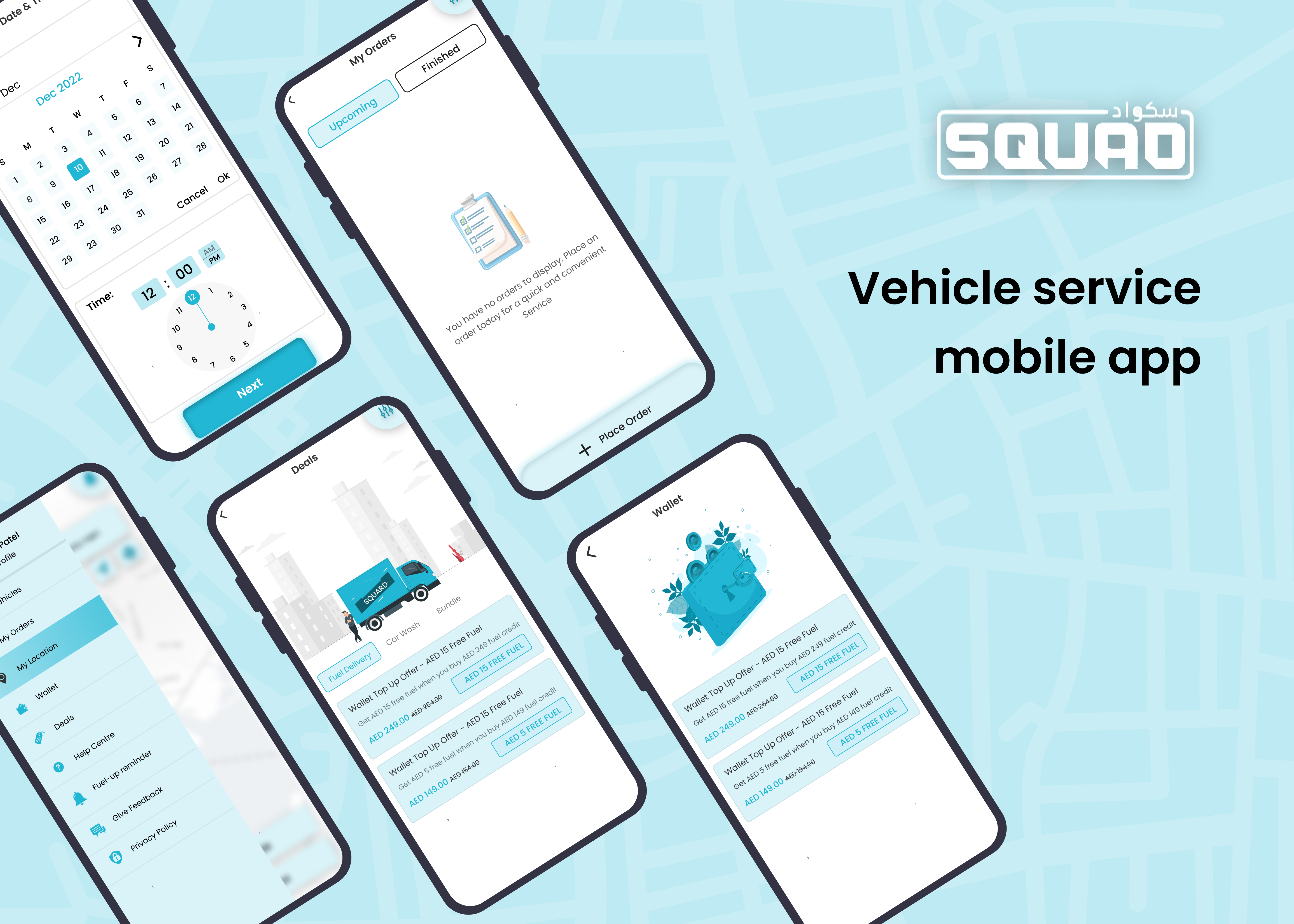 Squad app- water delivery